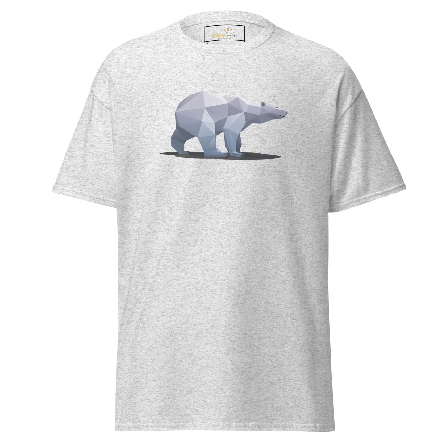 Unisex classic t-shirt - WILD LIFE ICE BEAR - REGULAR - Ash / S