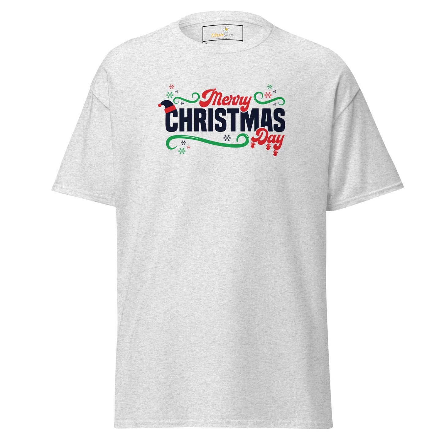 Unisex classic t-shirt - SEASONAL MERRY CHRISTMAS - REGULAR - Ash / S