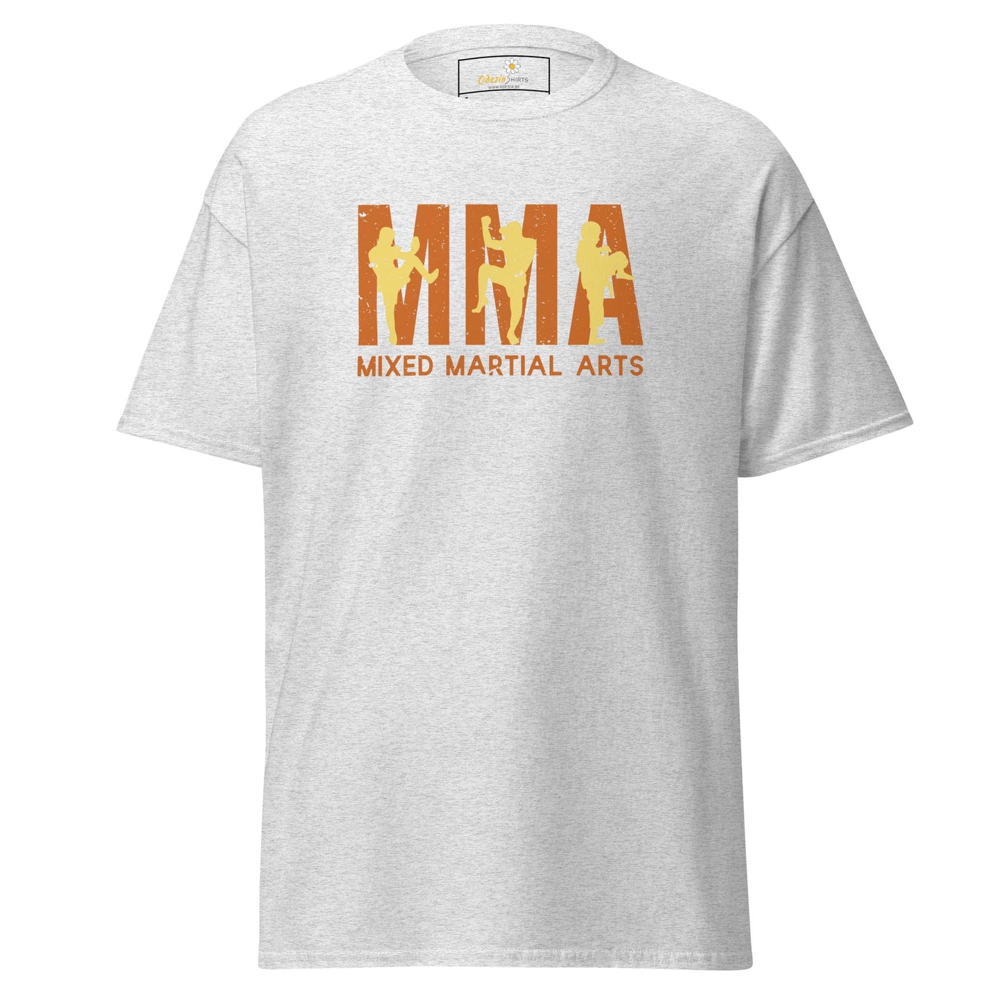 Unisex classic t-shirt - SPORT MMA MIXED MARTIAL - REGULAR - Ash / S