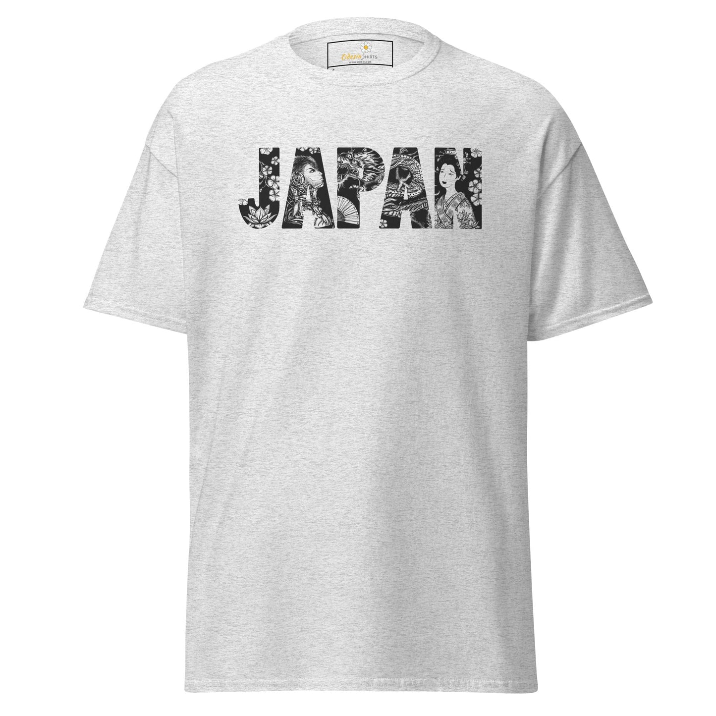 Unisex classic t-shirt - COUNTRY JAPAN - REGULAR - Ash / S