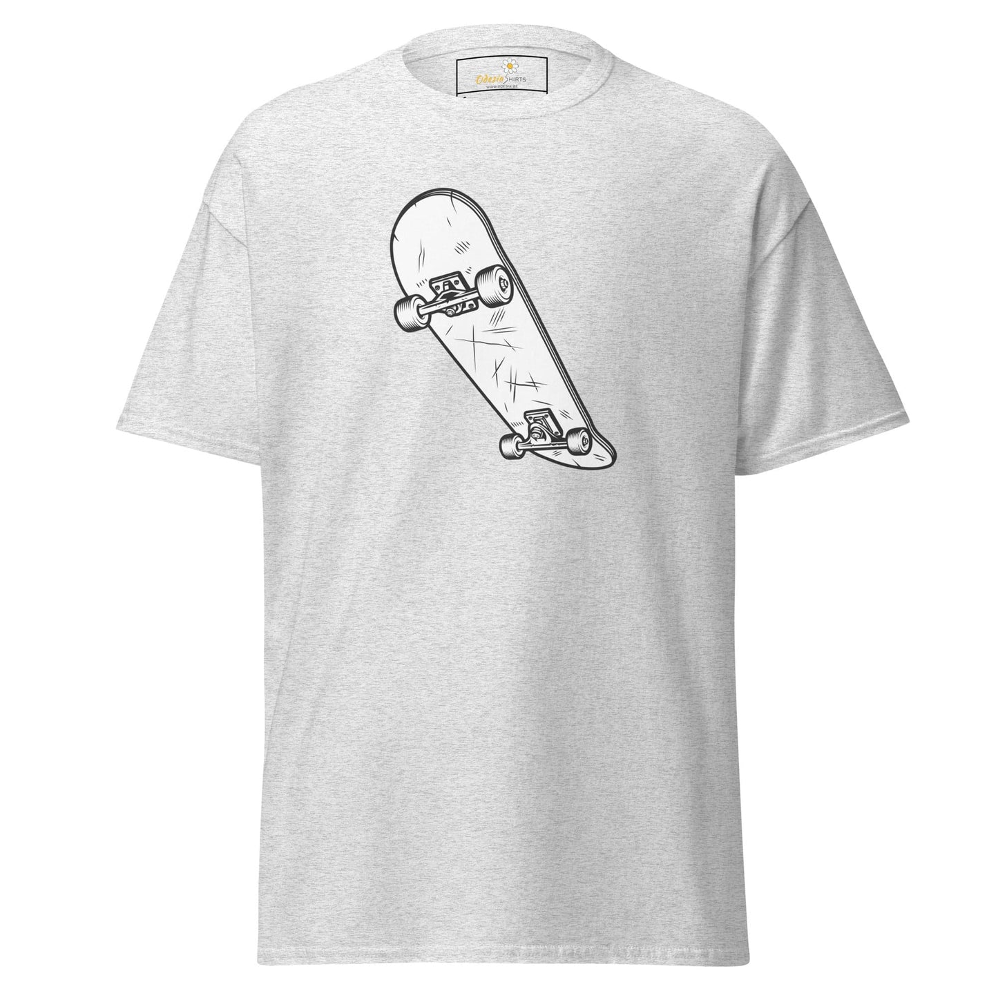 Unisex classic t-shirt - SPORT SKATEBOARD YEAH - REGULAR - Ash / S