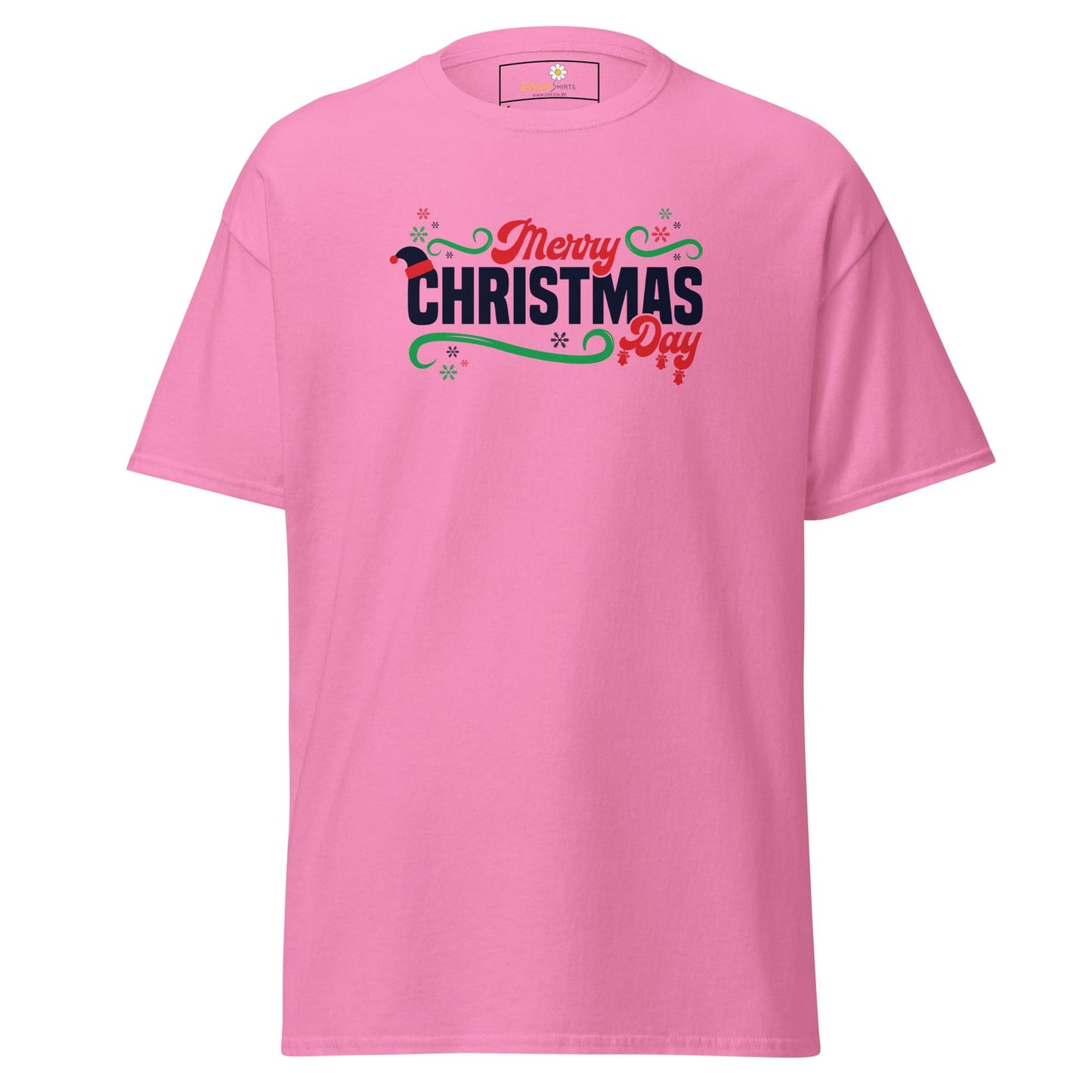 Unisex classic t-shirt - SEASONAL MERRY CHRISTMAS - REGULAR - Azalea / S
