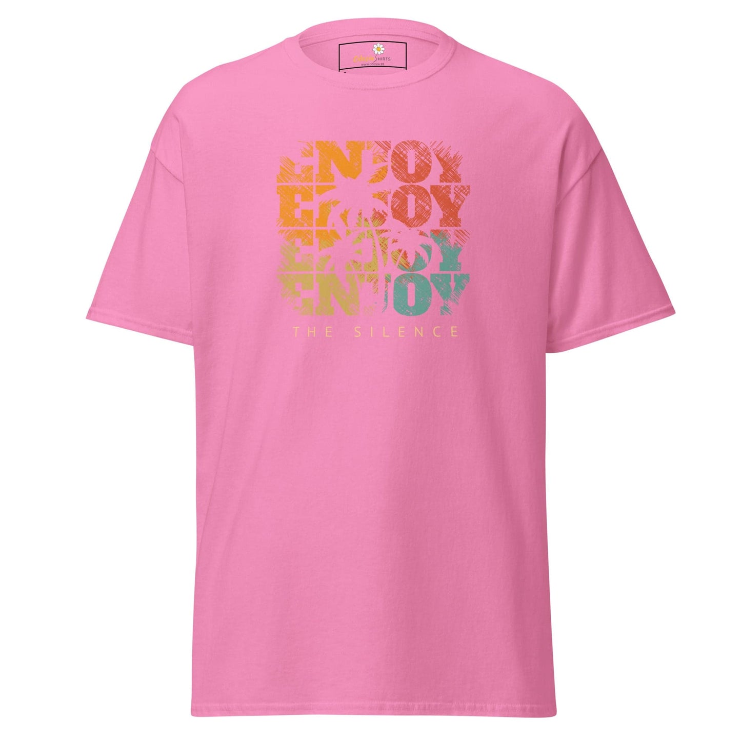 Unisex classic t-shirt - SUMMER ENJOY ENJOY - REGULAR - Azalea / S
