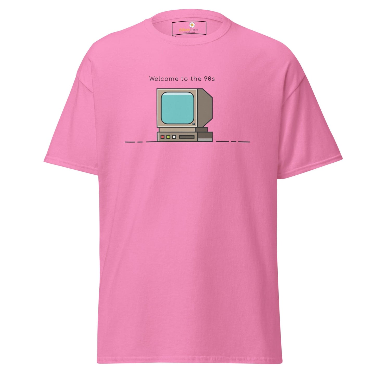 Unisex classic t-shirt - IT WELCOME TO THE 90S - REGULAR - Azalea / S