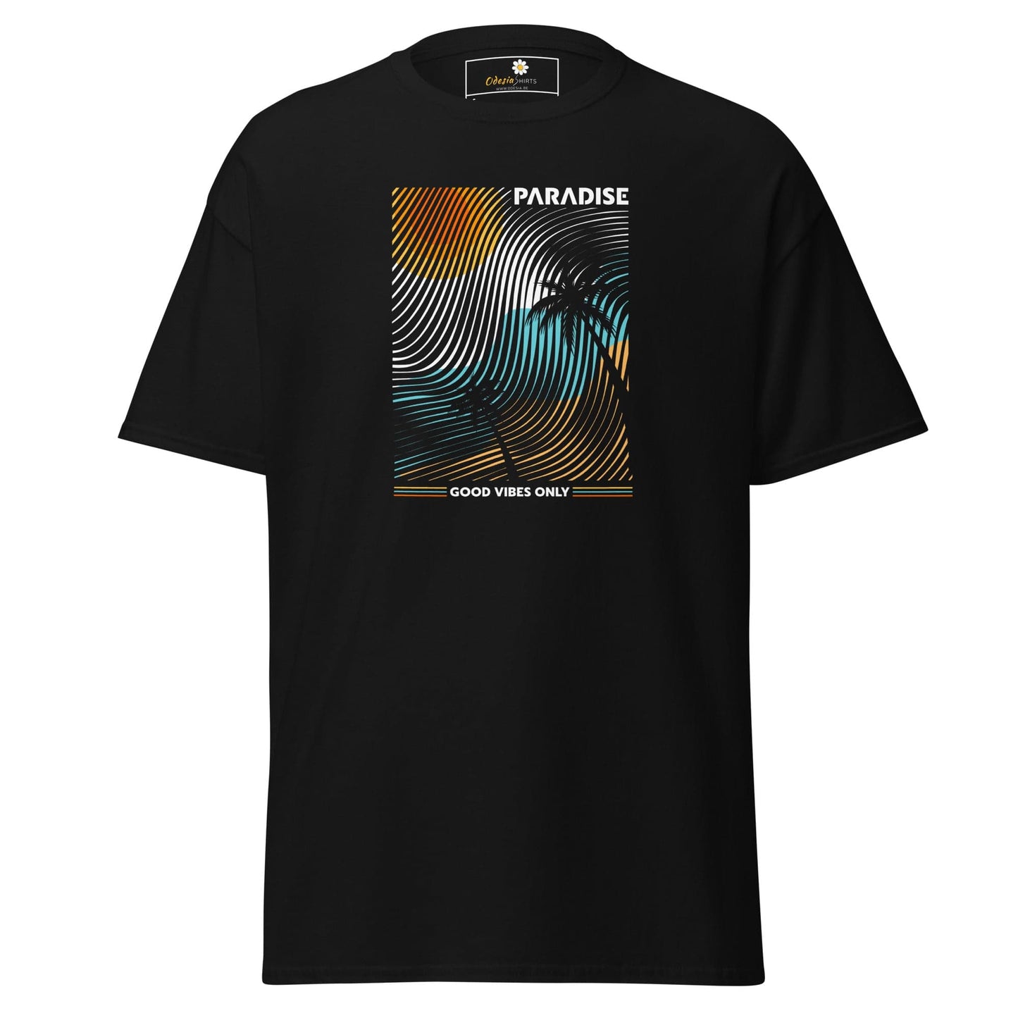 Unisex classic t-shirt - SUMMER PARADISE COLORFULL - REGULAR - Black / S