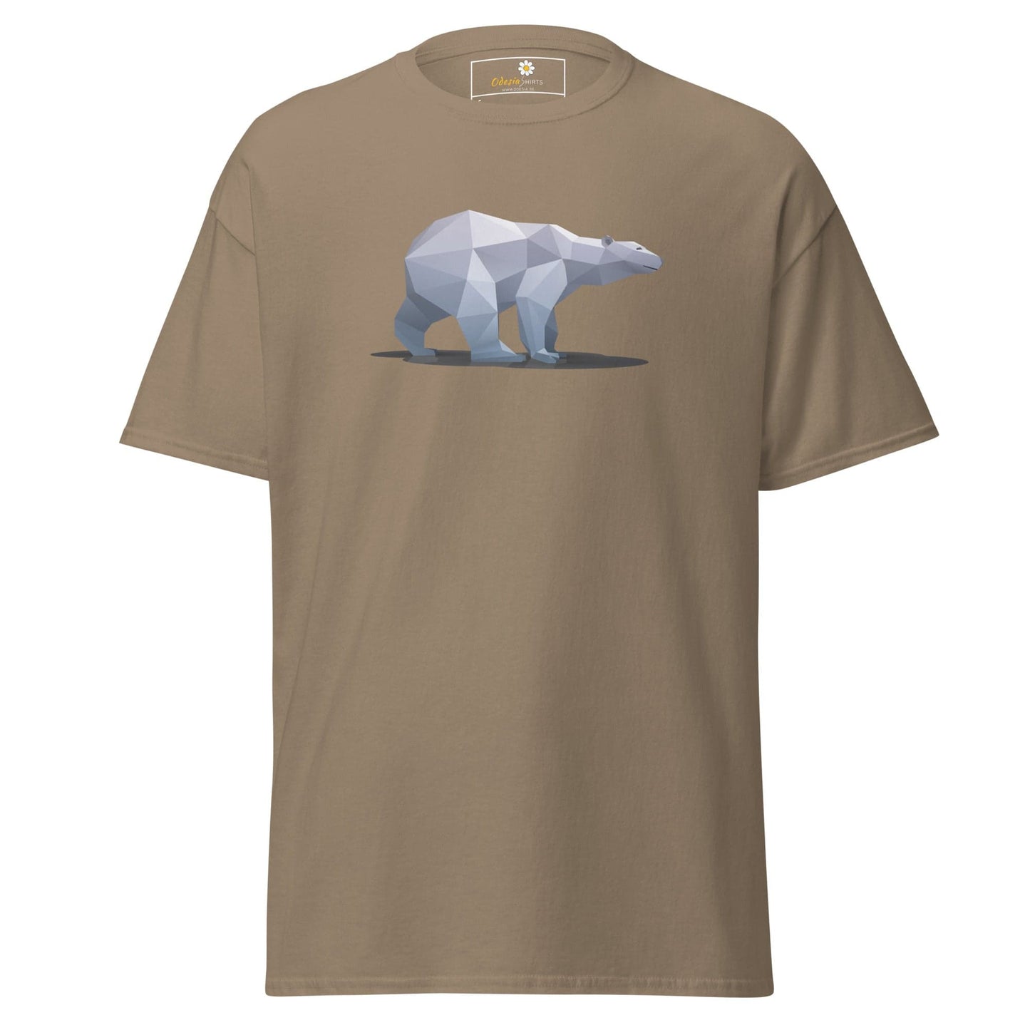 Unisex classic t-shirt - WILD LIFE ICE BEAR - REGULAR - Brown Savana / S
