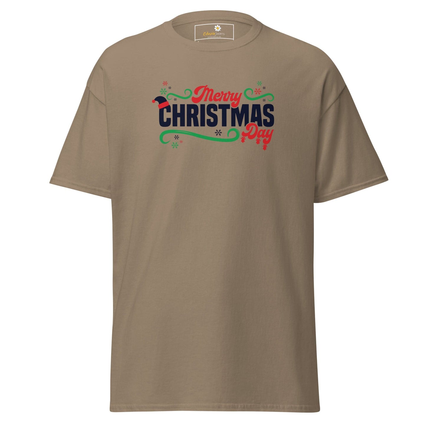 Unisex classic t-shirt - SEASONAL MERRY CHRISTMAS - REGULAR - Brown Savana / S