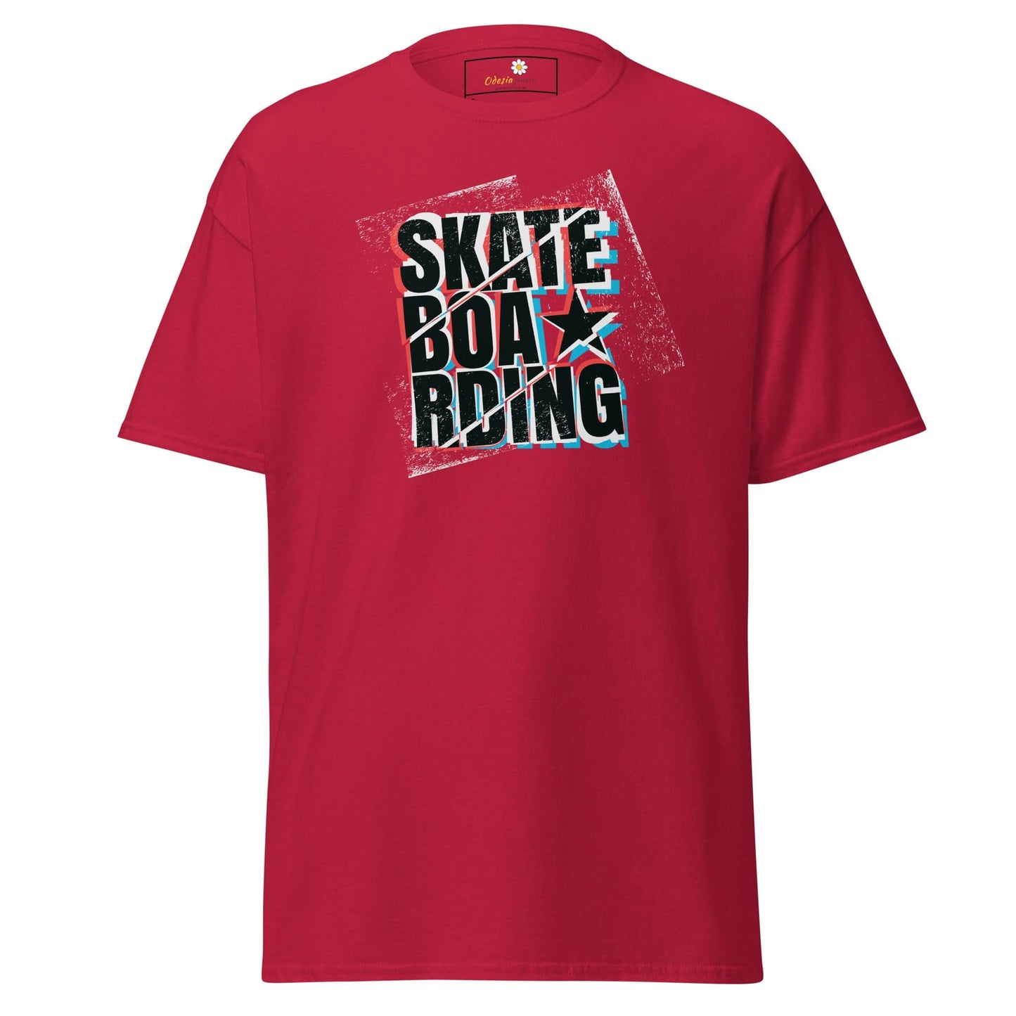 Unisex classic t-shirt - URBAN SPORT SKATEBOARDING - REGULAR - Cardinal / S