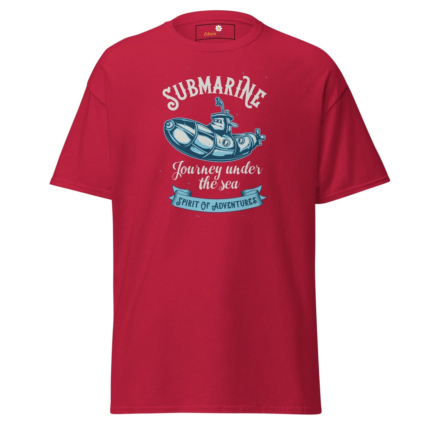 Unisex classic t-shirt - ADVENTURE SUBMARINE JOURNEY - REGULAR - Cardinal / S