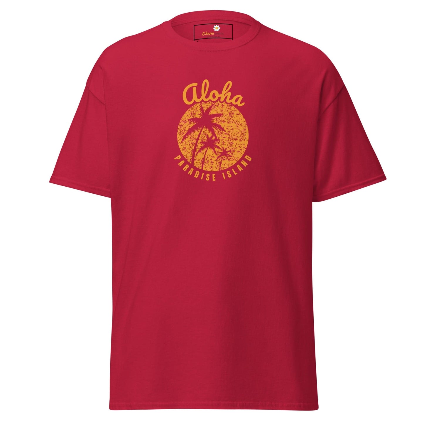 Unisex classic t-shirt - SUMMER COUNTRY PARADISE ISLAND - REGULAR - Cardinal / S