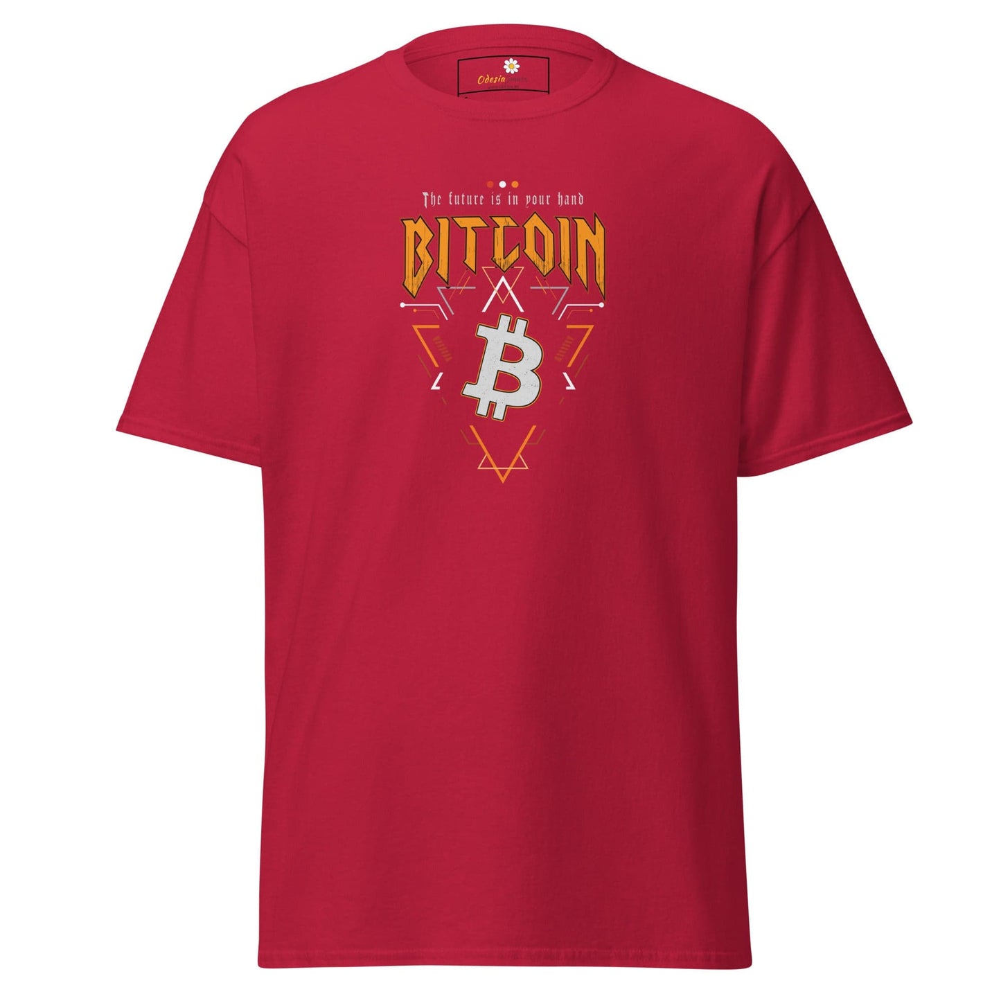 Unisex classic t-shirt - MISC BITCOIN YOUR FUTURE - REGULAR - Cardinal / S