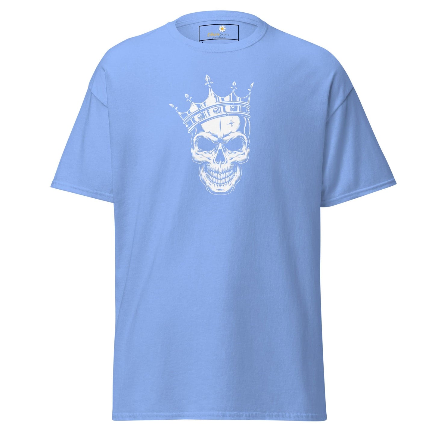 Unisex classic t-shirt - SKULL KING - REGULAR - Carolina Blue / S