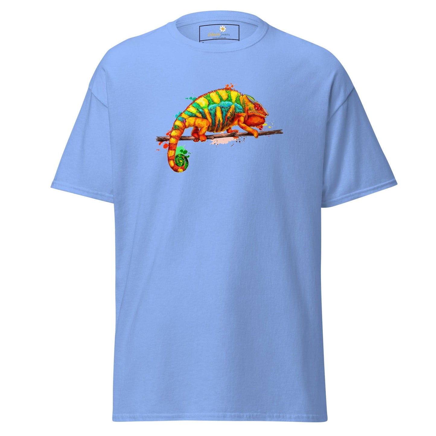 Unisex classic t-shirt - WILD LIFE CHAMELEON COLORS - REGULAR - Carolina Blue / S