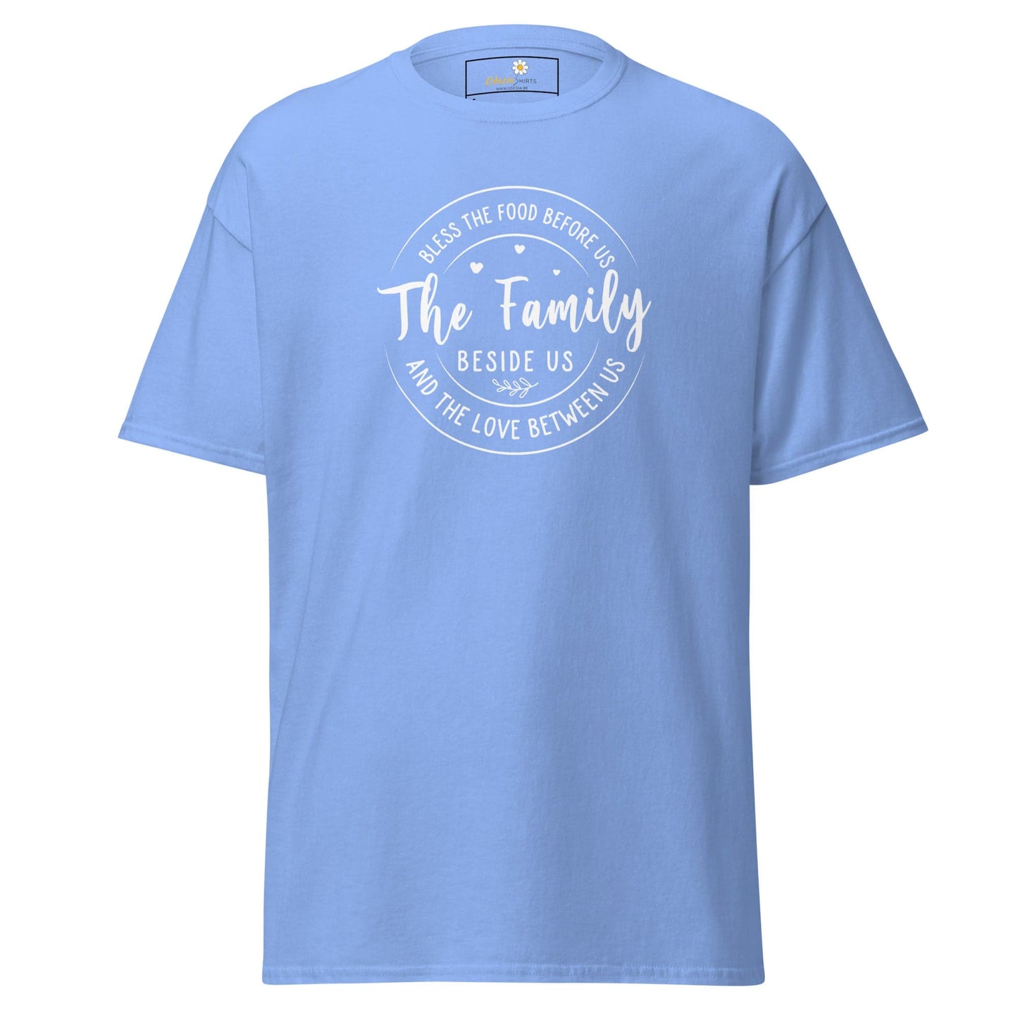 Unisex classic t-shirt - SPIRITUAL BLESS THE FAMILY - REGULAR - Carolina Blue / S