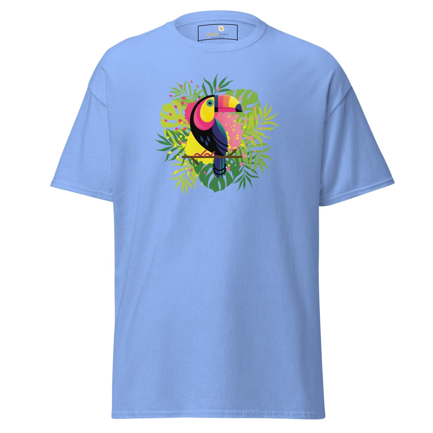 Unisex classic t-shirt - WILDLIFE PARADISE TOUCAN - REGULAR - Carolina Blue / S