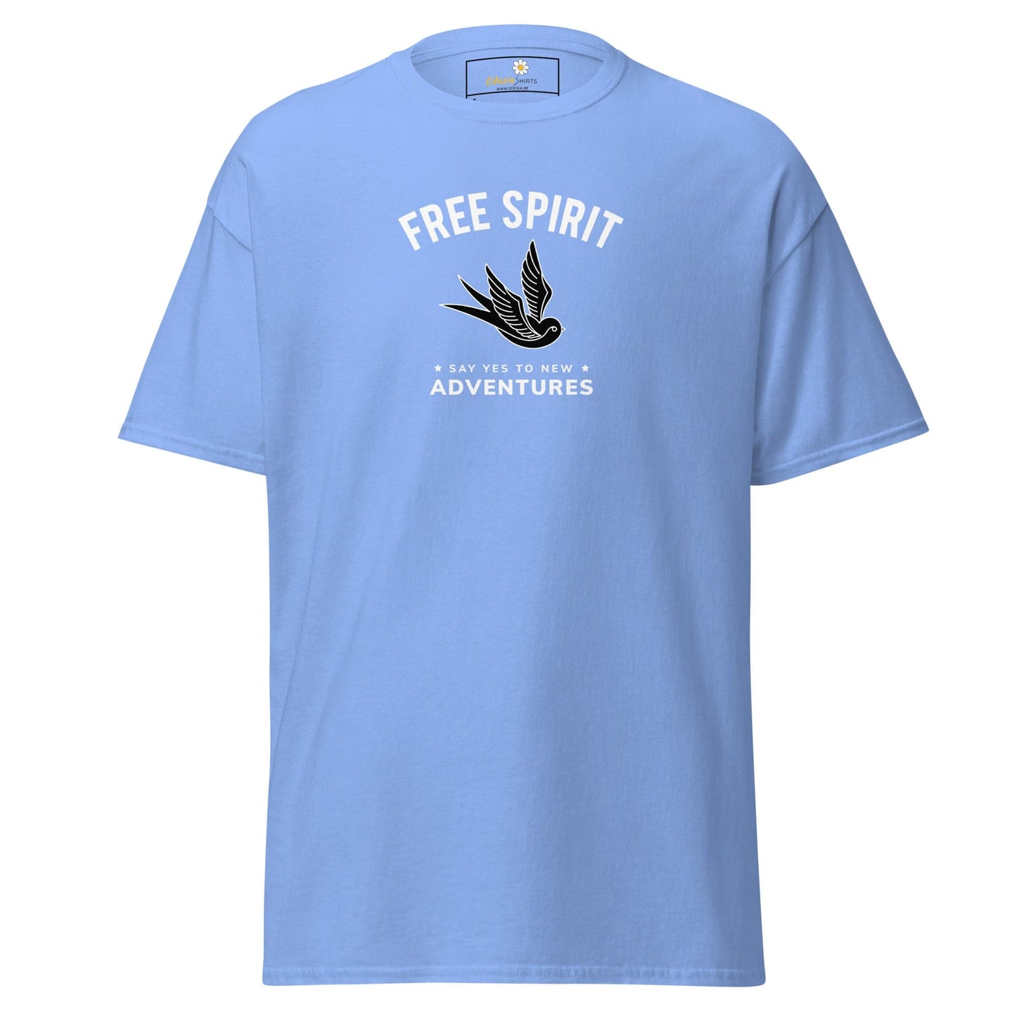Unisex classic t-shirt - SPIRITUAL FREE SPIRIT SAY YES - REGULAR - Carolina Blue / S