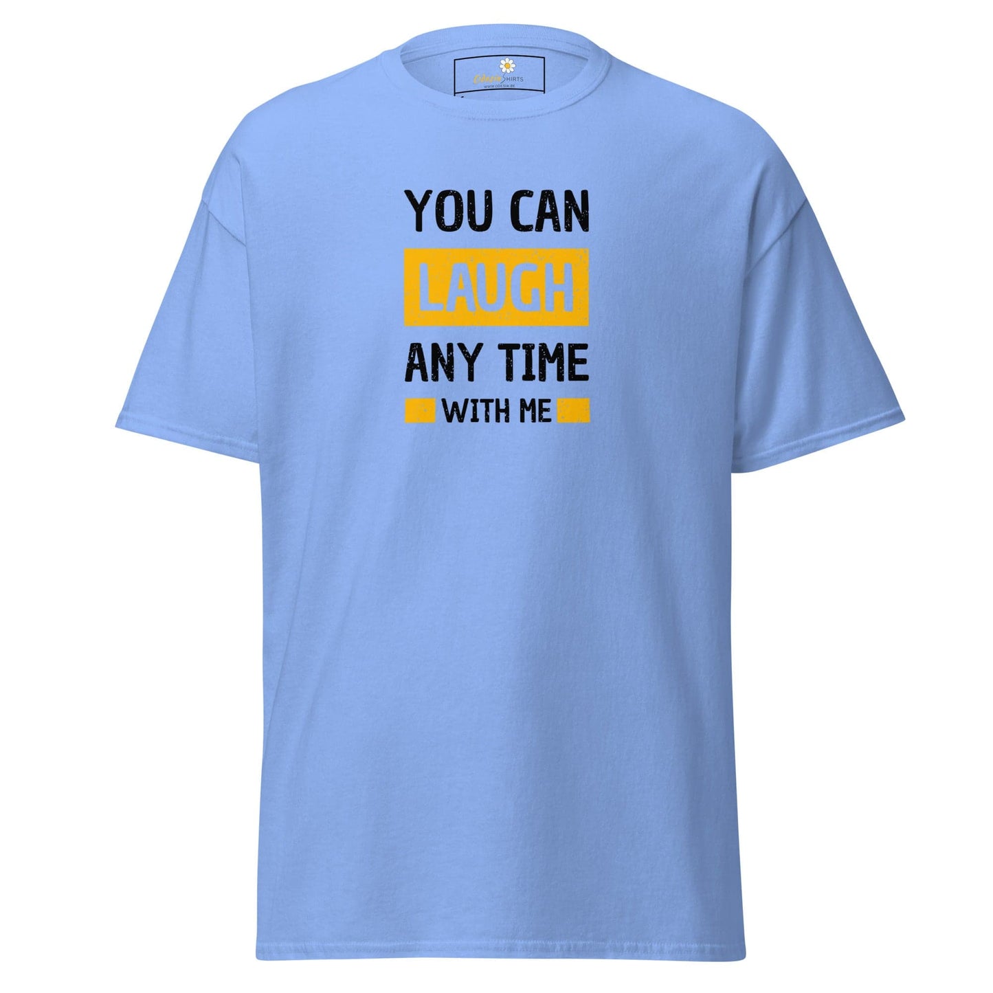 Unisex classic t-shirt - FUN TEXT YOU CAN LAUGH - REGULAR - Carolina Blue / S
