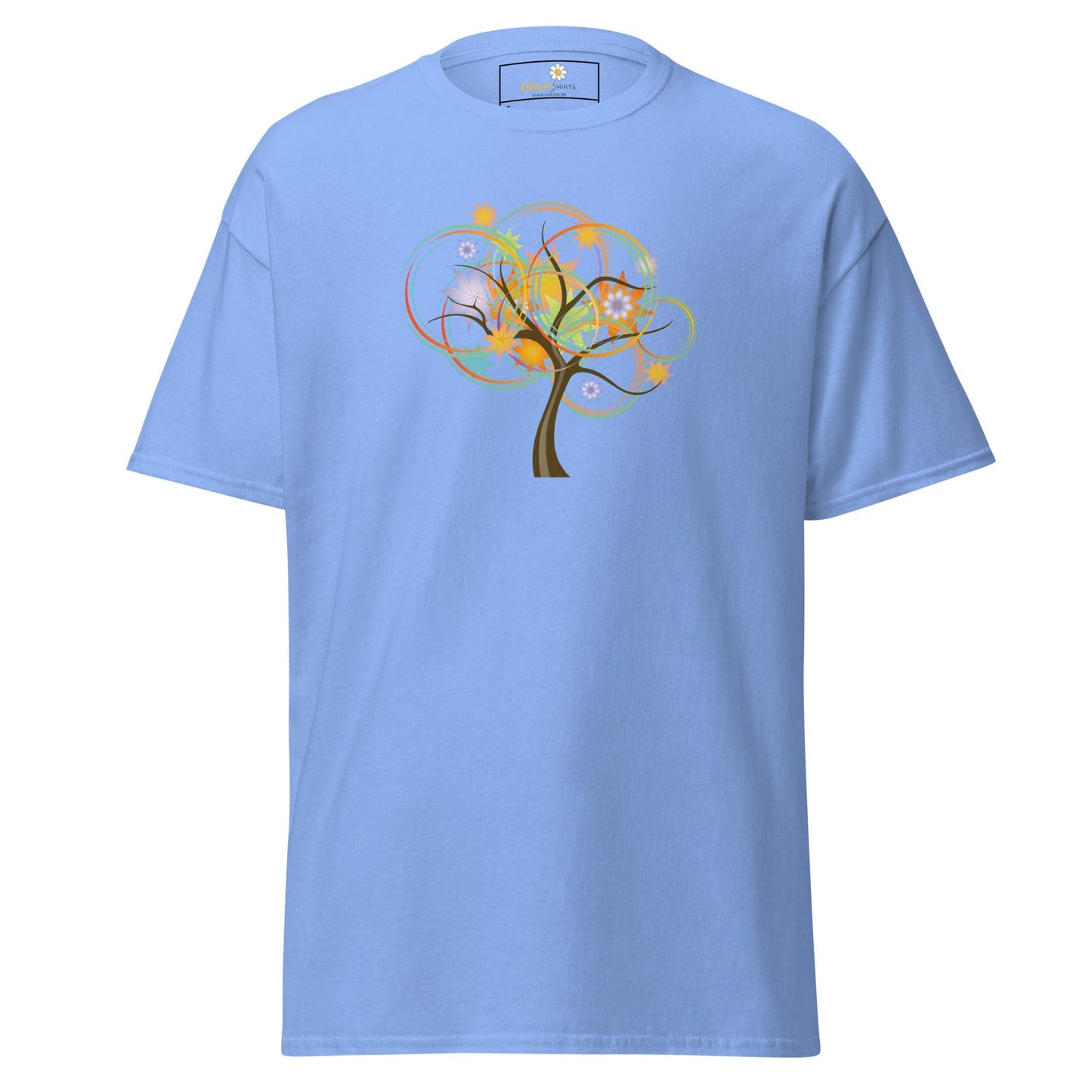 Unisex classic t-shirt - NATURE LIFE TREE - REGULAR - Carolina Blue / S