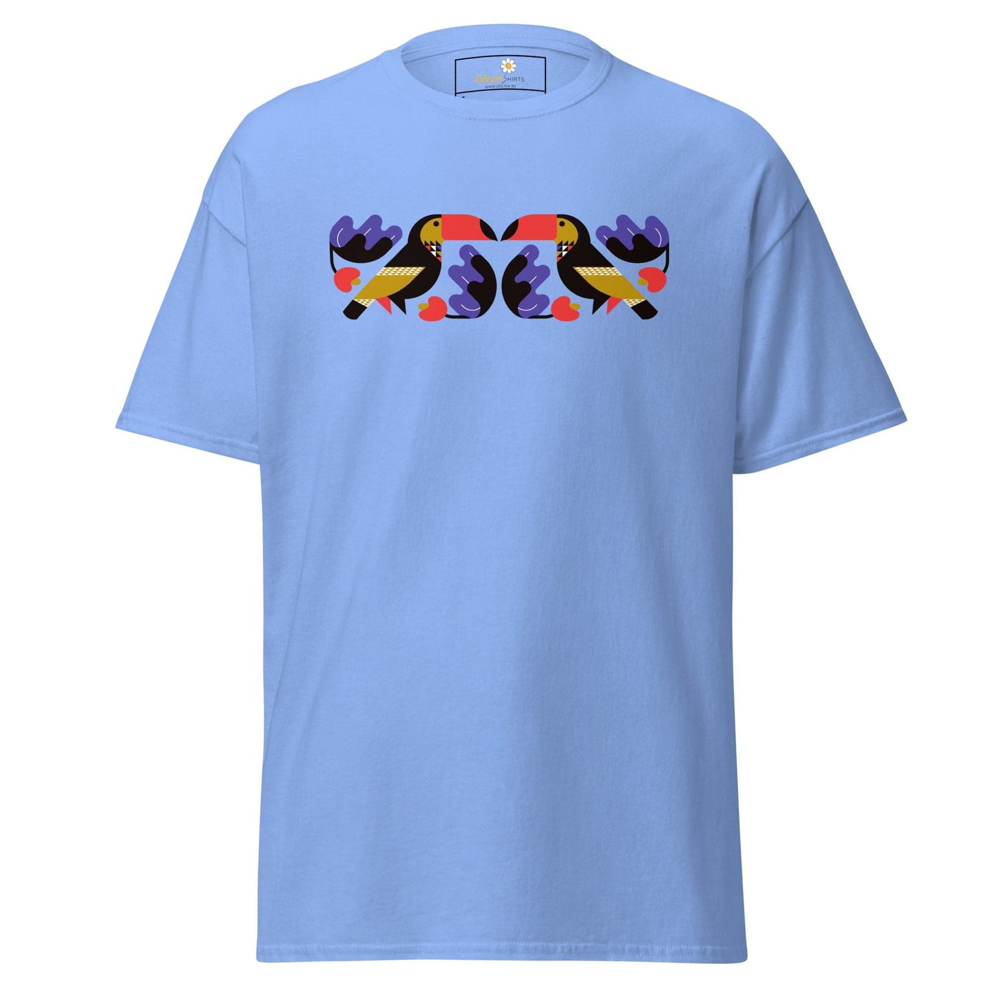 Unisex classic t-shirt - WILD LIFE TOUCAN MIRROR - REGULAR - Carolina Blue / S