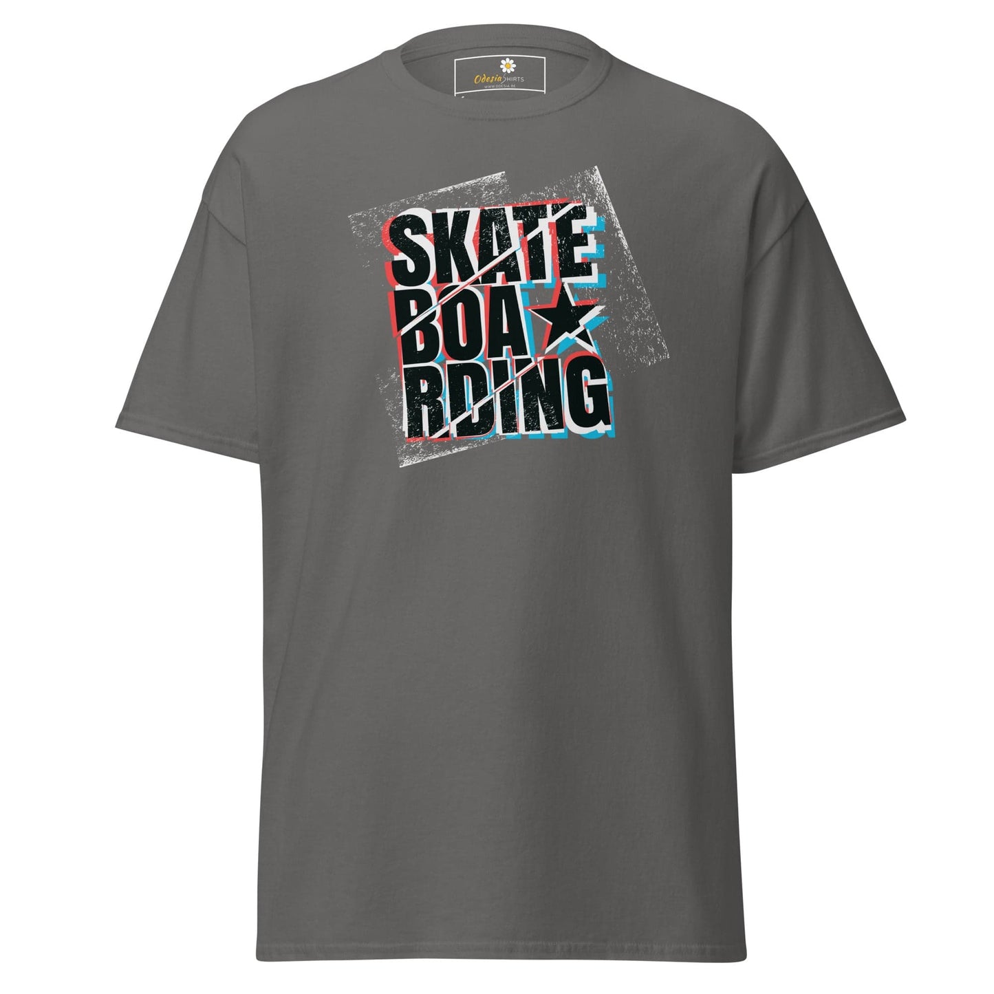 Unisex classic t-shirt - URBAN SPORT SKATEBOARDING - REGULAR - Charcoal / S