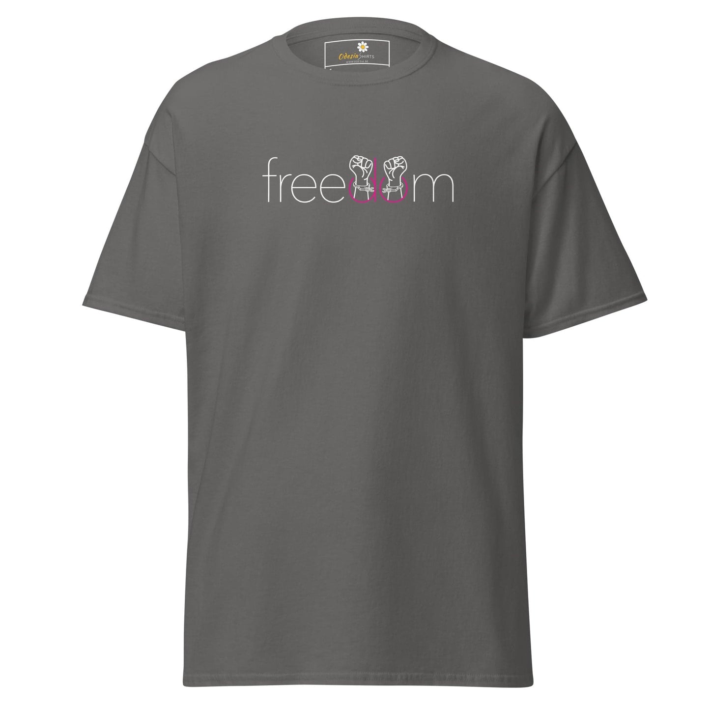Unisex classic t-shirt - MISC FREEDOM - REGULAR - Charcoal / S