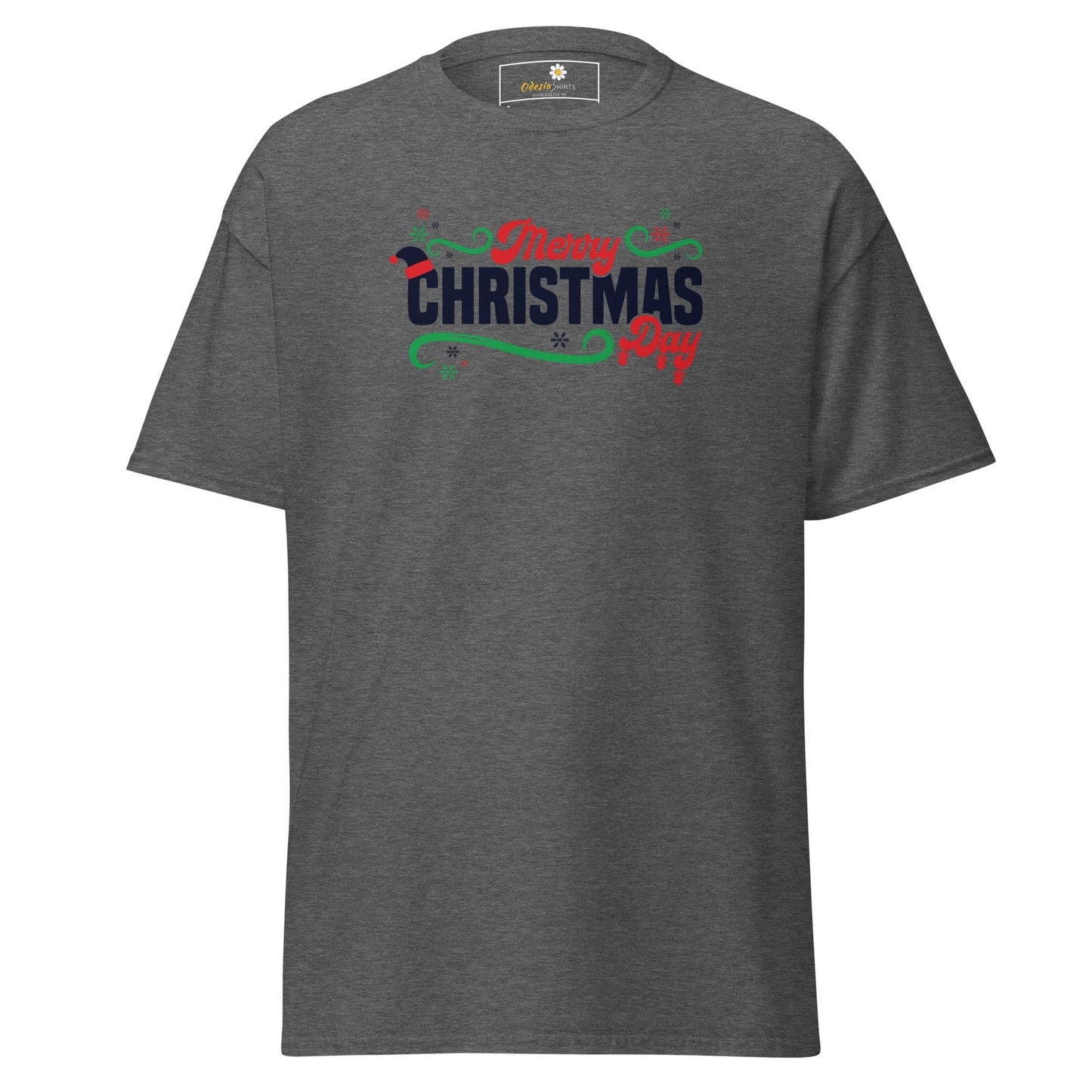 Unisex classic t-shirt - SEASONAL MERRY CHRISTMAS - REGULAR - Dark Heather / S