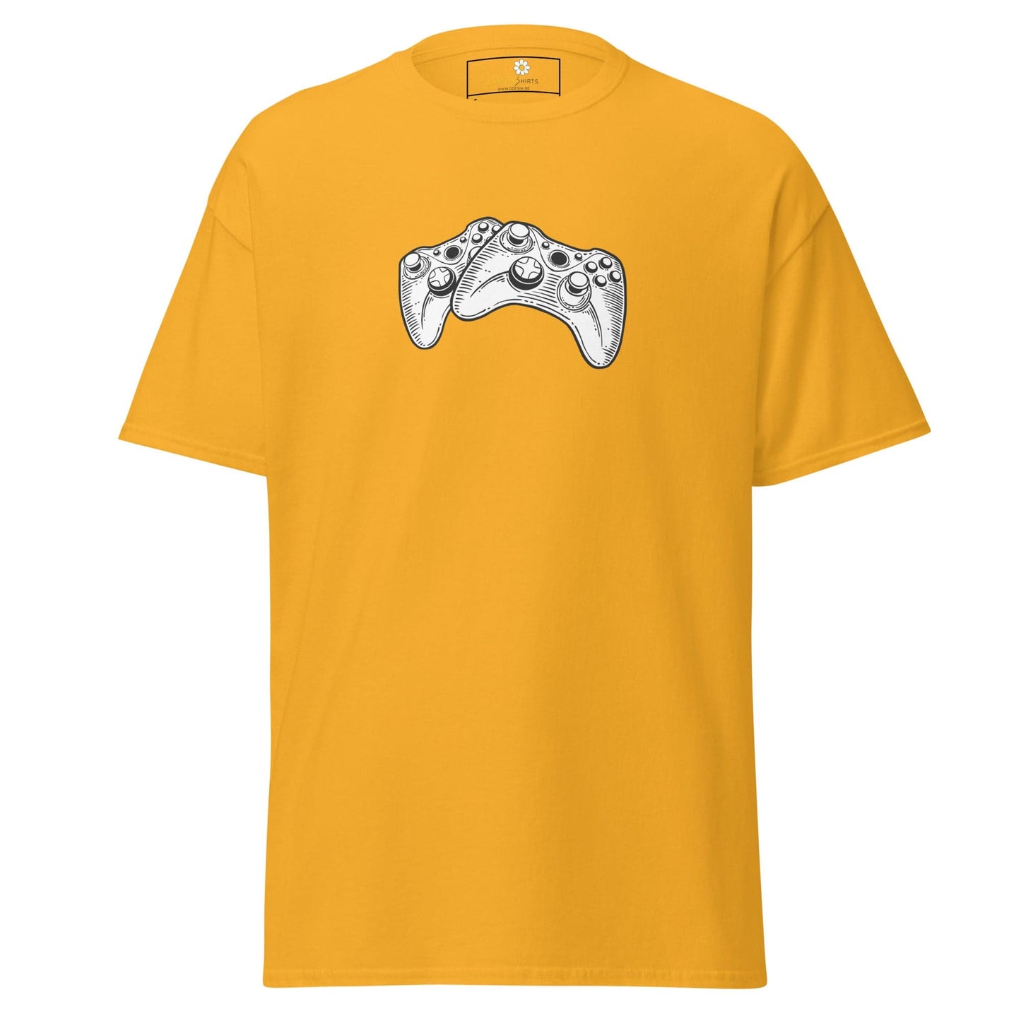 Unisex classic t-shirt - GAMERS CONTROLLERS - REGULAR - Gold / S