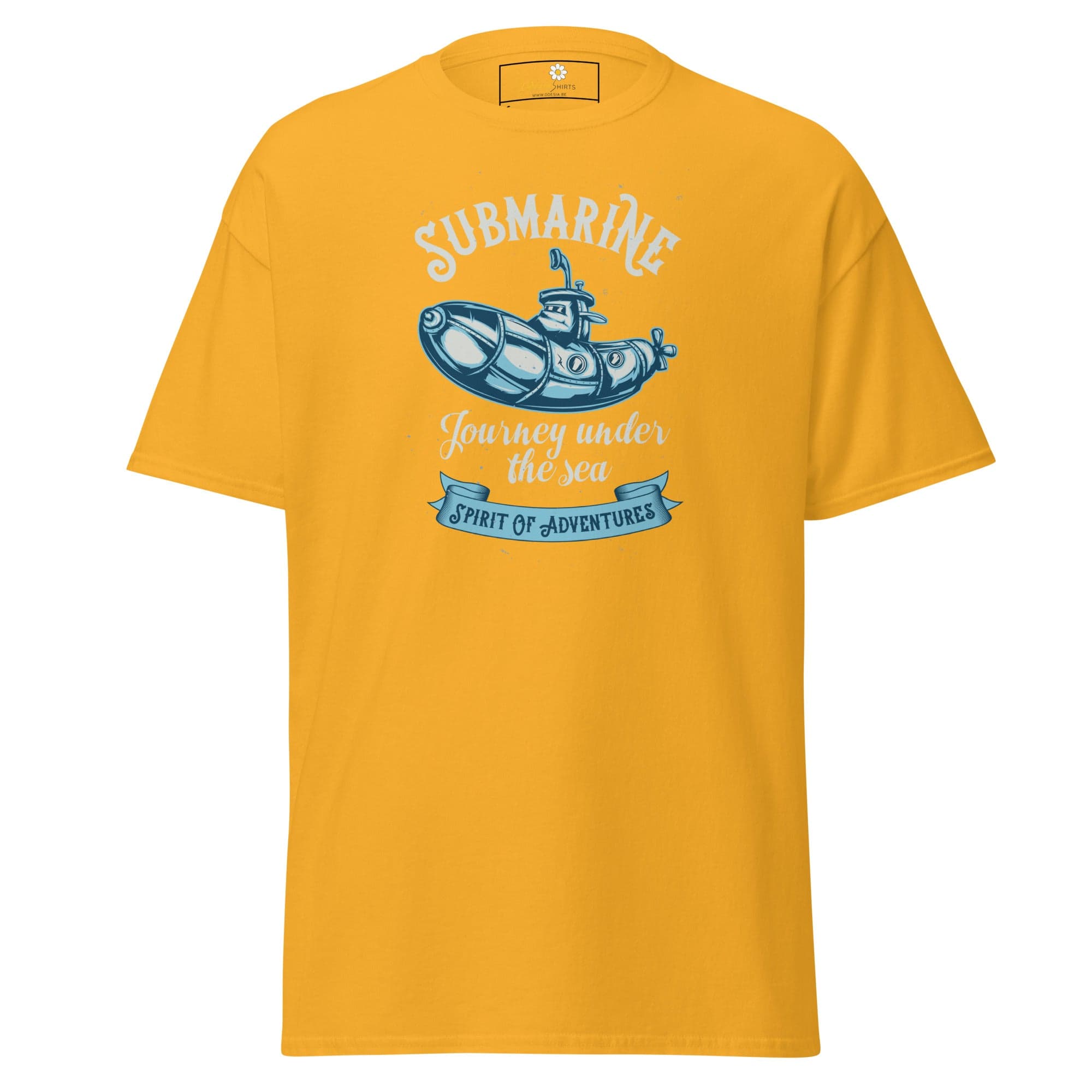 Unisex classic t-shirt - ADVENTURE SUBMARINE JOURNEY - REGULAR - Gold / S