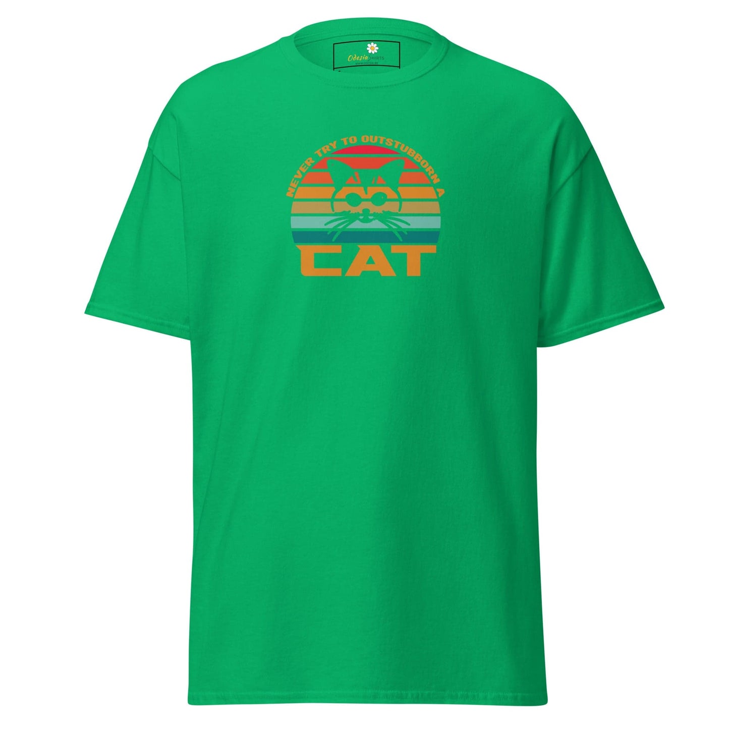 Unisex classic t-shirt - ANIMALS DONT TRY CAT - REGULAR - Irish Green / S