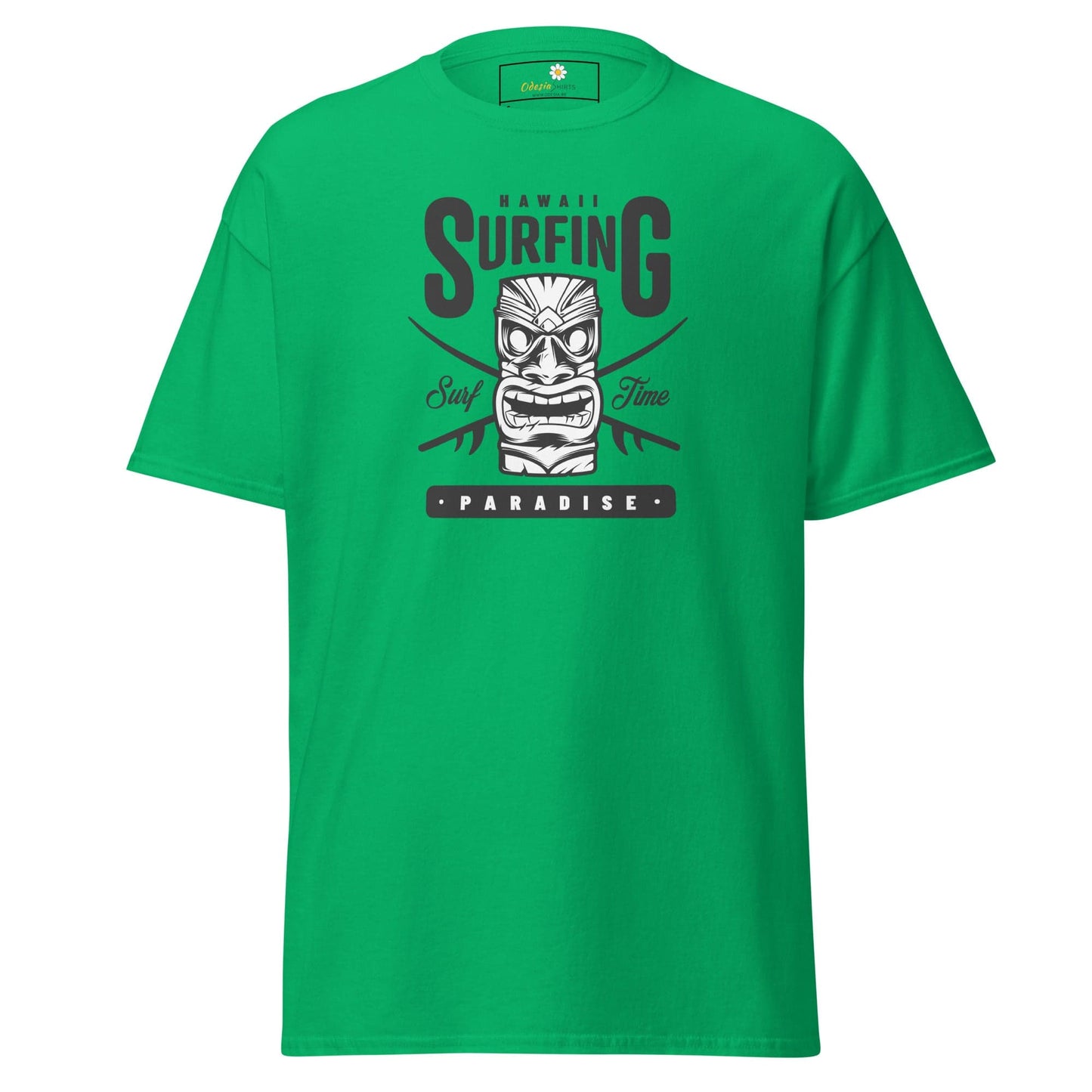 Unisex classic t-shirt - SUMMER HAWAI SURFING PARADISE - REGULAR - Irish Green / S