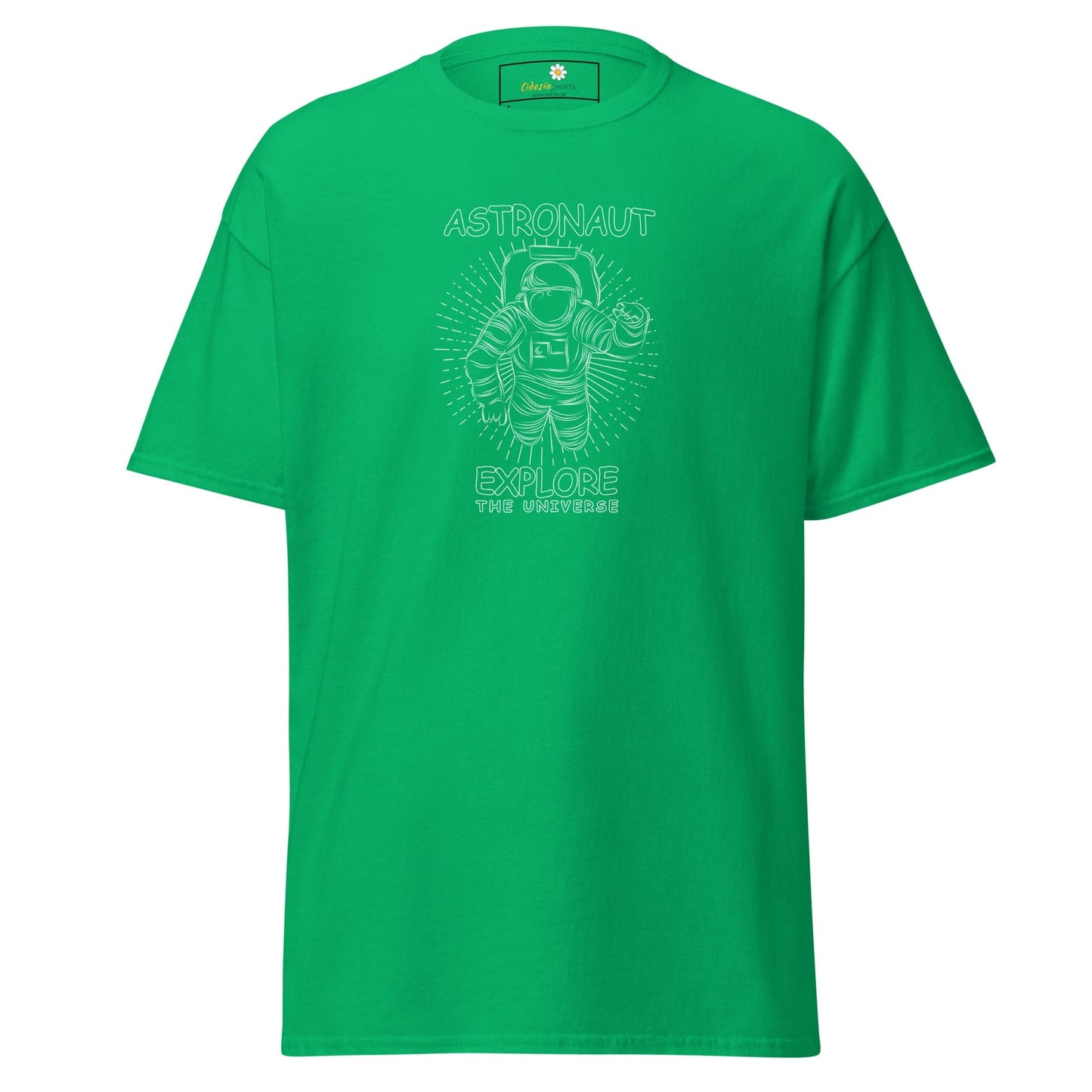 Unisex classic t-shirt - ASTRONAUT EXPLORE UNIVERSE - REGULAR - Irish Green / S