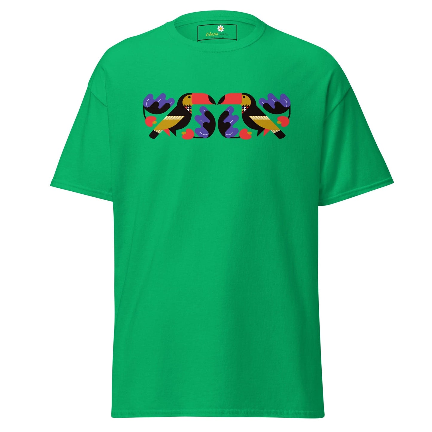 Unisex classic t-shirt - WILD LIFE TOUCAN MIRROR - REGULAR - Irish Green / S