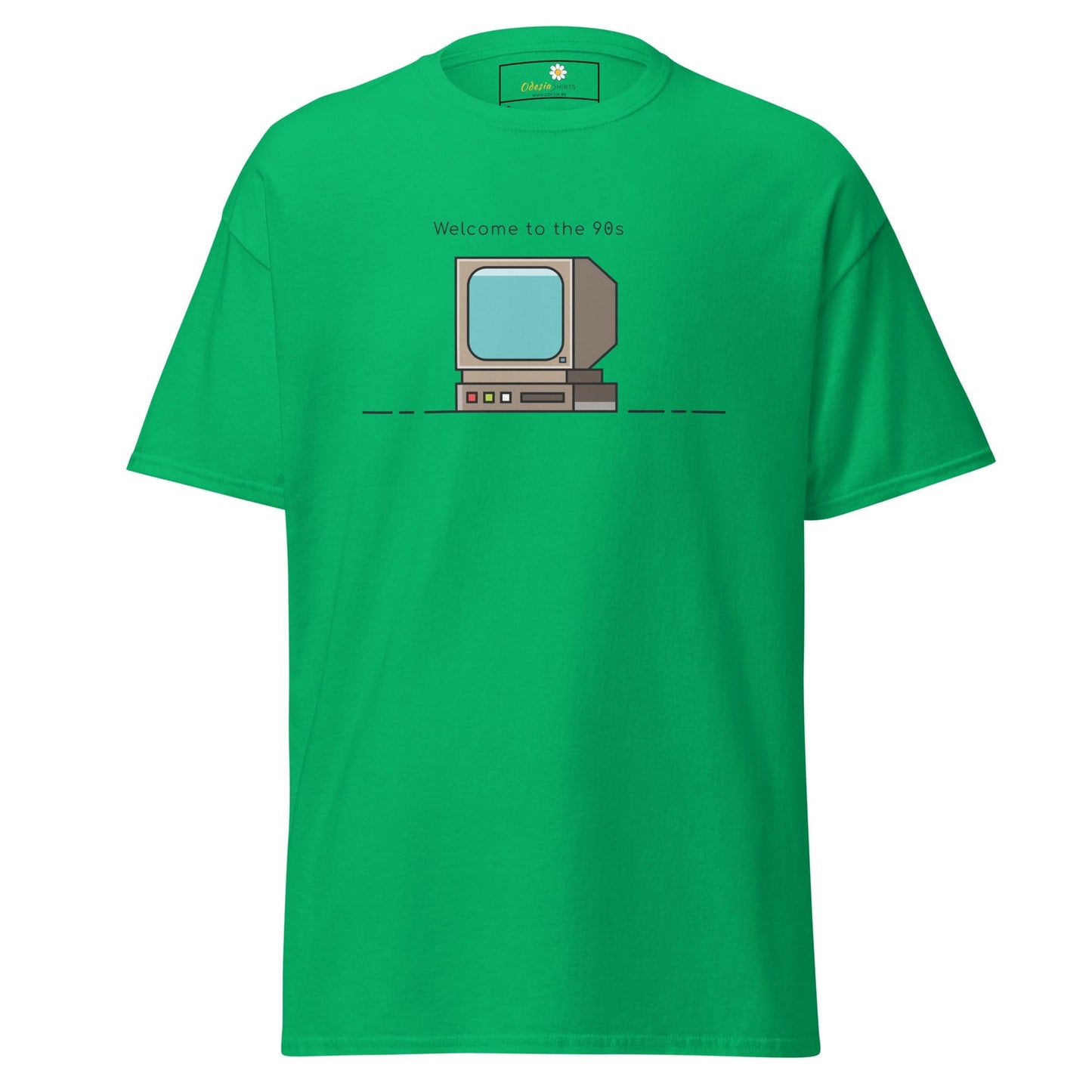 Unisex classic t-shirt - IT WELCOME TO THE 90S - REGULAR - Irish Green / S