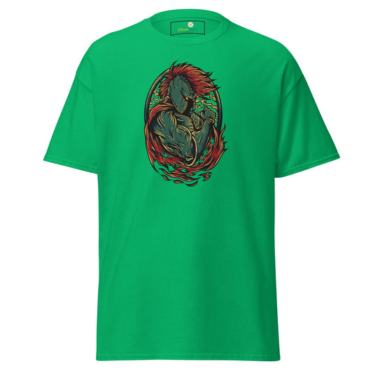 Green T-shirt with warrior graphic from T-SHIRT DESIGN TEE MAN WOMAN S-XL