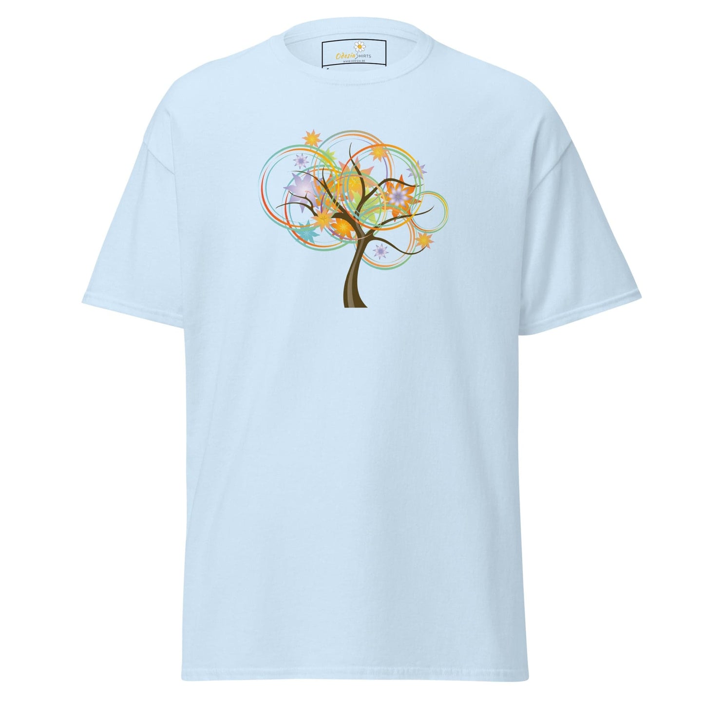 Unisex classic t-shirt - NATURE LIFE TREE - REGULAR - Light Blue / S