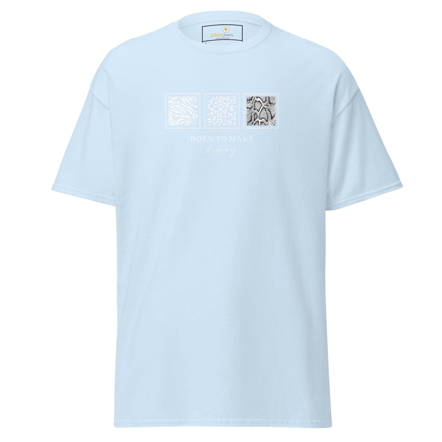 Unisex classic t-shirt - MISC BORN TO MAKE HISTORY - Light Blue / S