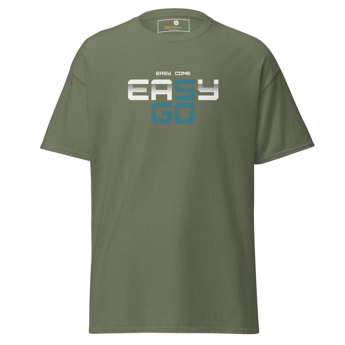 Olive green T-shirt from T-SHIRT DESIGN TEE for men and women sizes S to XL