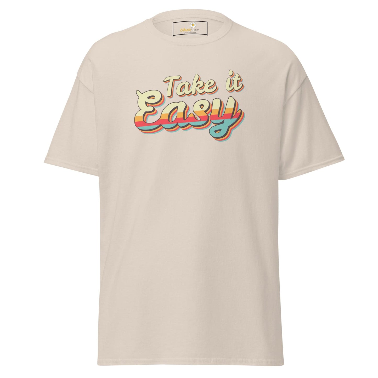 Unisex classic t-shirt - TEXT TAKE IT EASY - REGULAR - Natural / S
