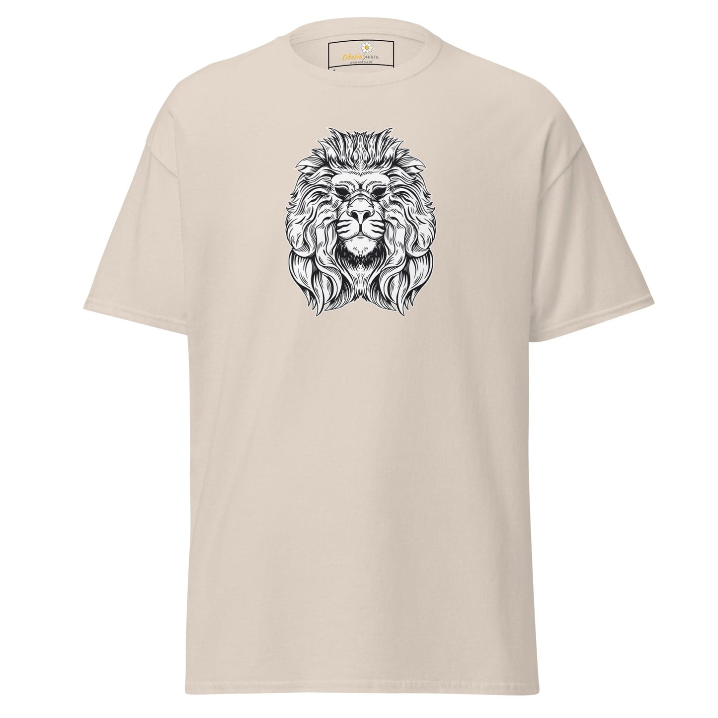 Unisex classic t-shirt - WILD LIFE LION HEAD - REGULAR - Natural / S