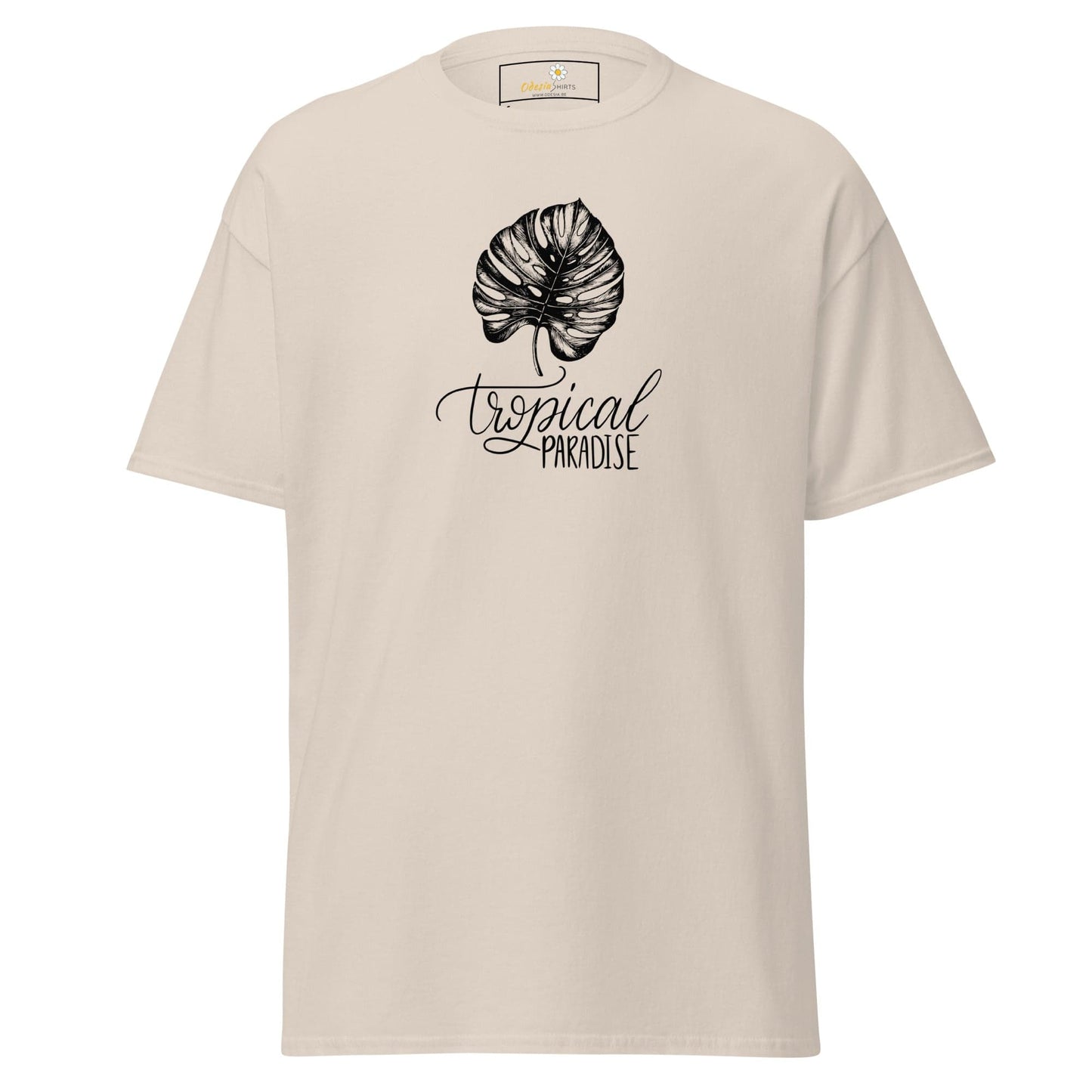 Unisex classic t-shirt - NATURE TROPICAL PARADISE - REGULAR - Natural / S