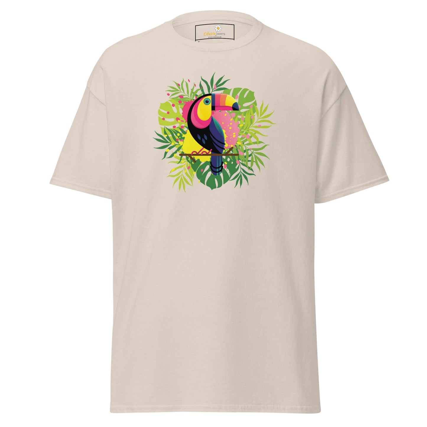 Unisex classic t-shirt - WILDLIFE PARADISE TOUCAN - REGULAR - Natural / S