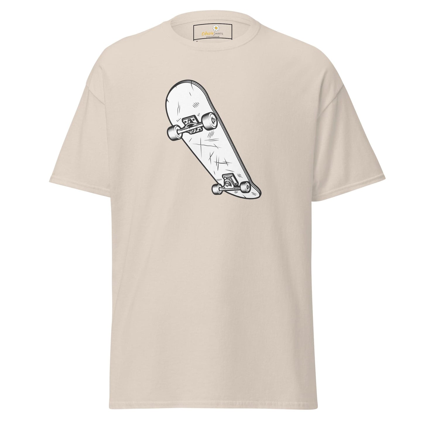 Unisex classic t-shirt - SPORT SKATEBOARD YEAH - REGULAR - Natural / S