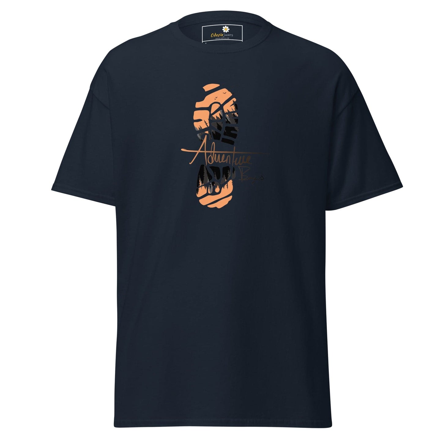 Unisex classic t-shirt - MISC FOOTSTEP - REGULAR - Navy / S