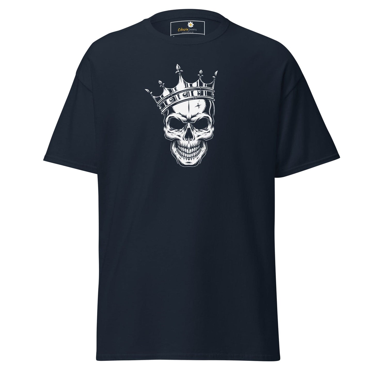 Unisex classic t-shirt - SKULL KING - REGULAR - Navy / S