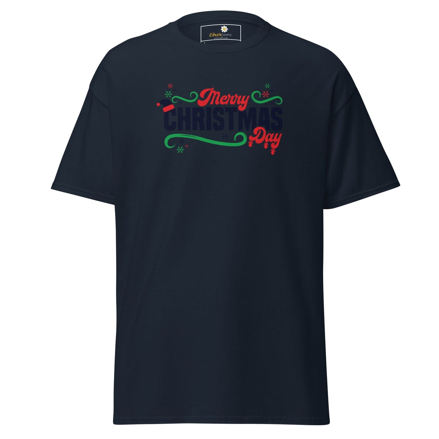 Unisex classic t-shirt - SEASONAL MERRY CHRISTMAS - REGULAR - Navy / S