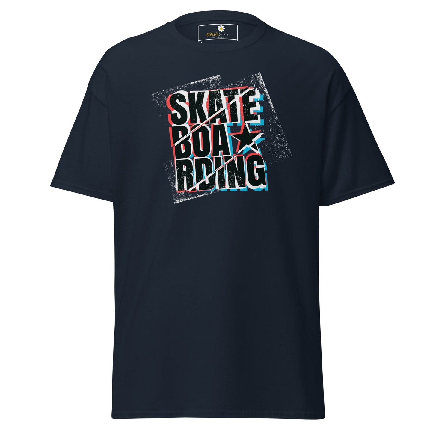 Unisex classic t-shirt - URBAN SPORT SKATEBOARDING - REGULAR - Navy / S