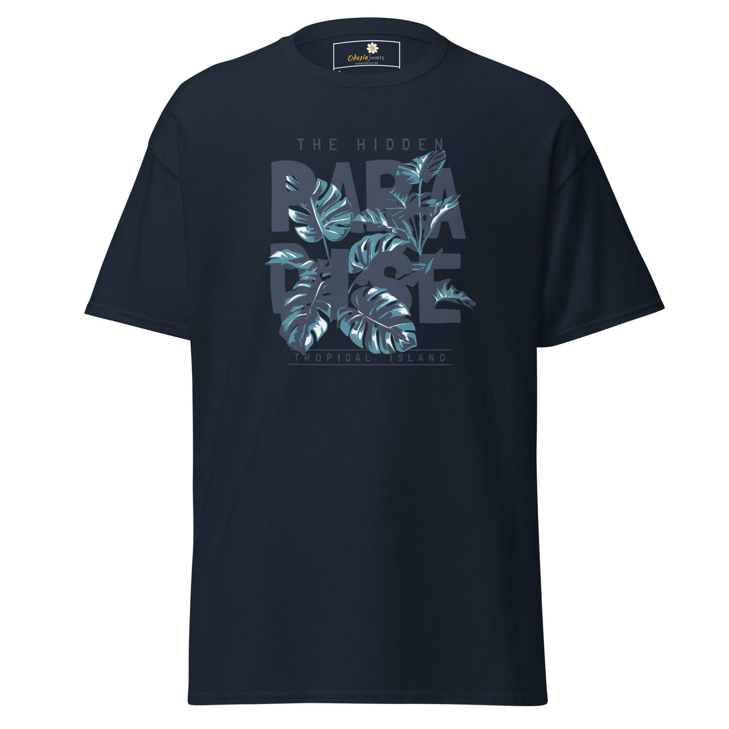Unisex classic t-shirt - SUMMER HIDDEN PARADISE - REGULAR - Navy / S