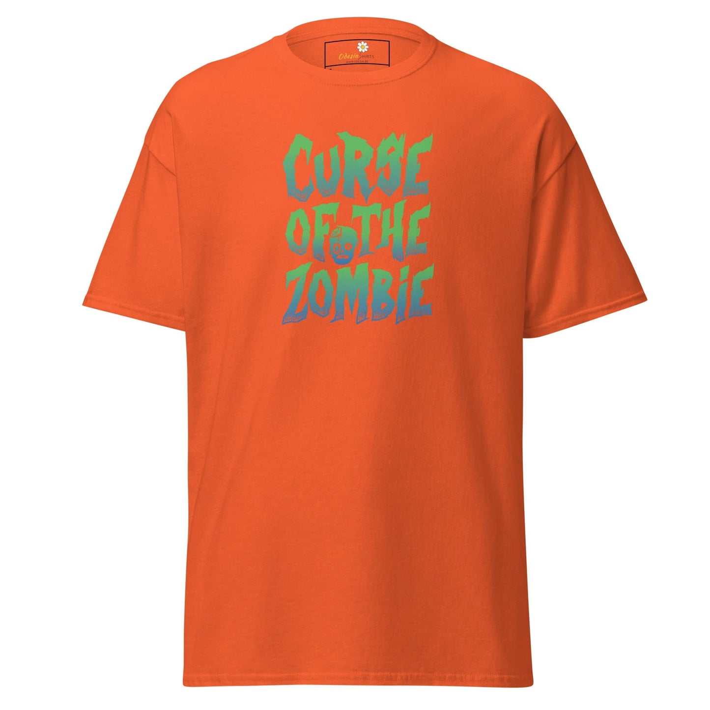 Unisex classic t-shirt - SPOOKIE CURSE OF THE ZOMBIE - REGULAR - Orange / S