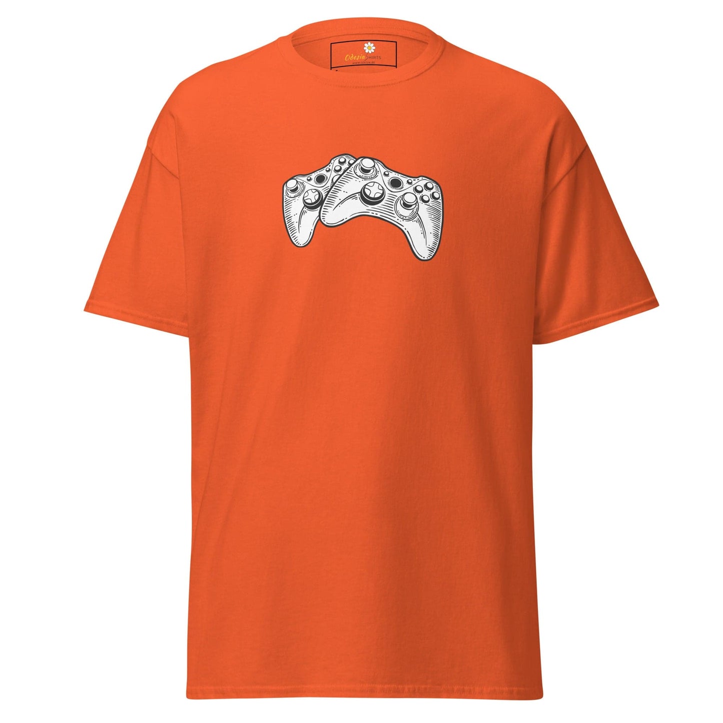 Unisex classic t-shirt - GAMERS CONTROLLERS - REGULAR - Orange / S