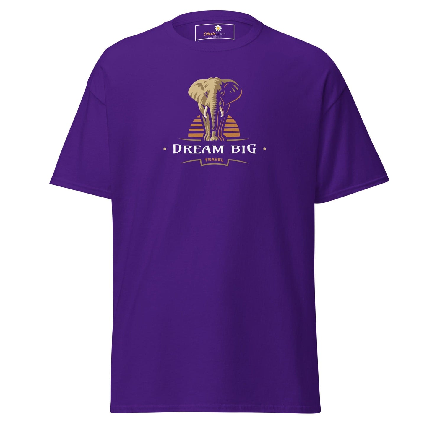 Unisex classic t-shirt - WILD LIFE DREAM BIG - REGULAR - Purple / S